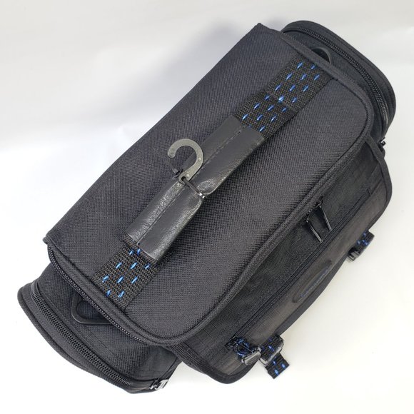 NEW Samsonite Camera Camcorder Bag 6 Pockets Dividers Shoulder Strap 809BK Black - Picture 3 of 16